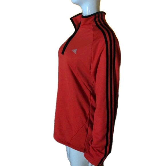 Adidas Original Men's Superstar Track Top Full Zip Jacket Red Size Large - Picture 2 of 3